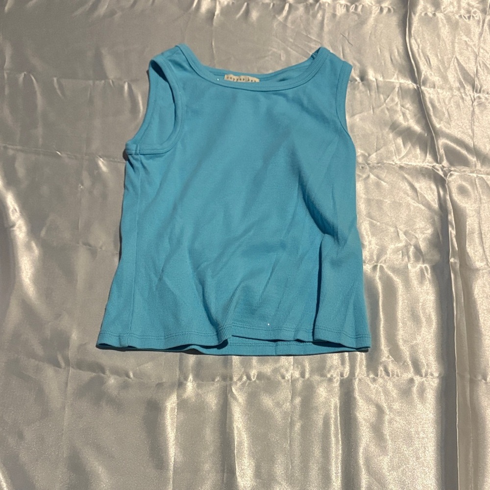Copper Key Blue Kids Tank Top